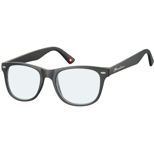 Montana - Reading glasses +3.00 dpt blue light filter black