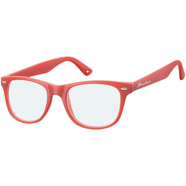 Montana - Lesebrille Montana +1,00DPT Blue Light Filter Rot | 1 Stück