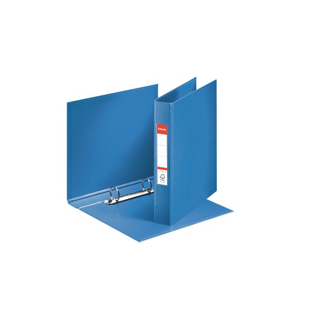Esselte - Raccoglitore ad anelli VIVIDA A5 a 2 anelli con meccanismo a O 25 mm PP Blu