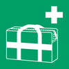 Djois - Pictogram sign first aid case 200x200mm green
