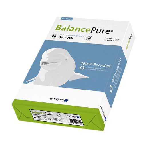 Balance - Carta per fotocopie Pure A3 80gr bianca 500 fogli