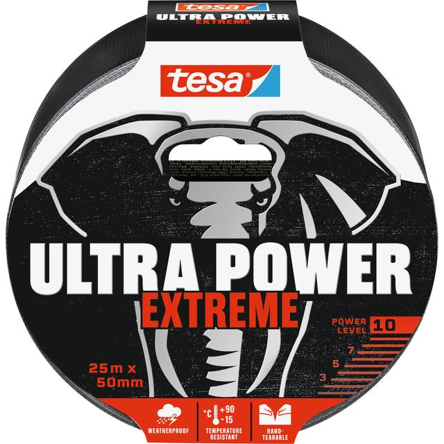 Tesa - Reparatur Ultra Power Extreme 25mx50mm Zw | Stück A 1 Roll