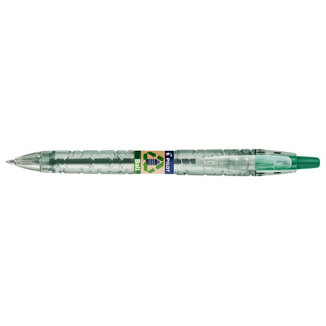 Pilote - Ballpen Pilot Enterrement B2P EcoBall M Green | Boîte extérieure une pièce de 10