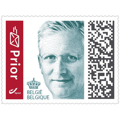 Prior - Briefmarke Belgien selbstklebende Packung mit 50 Stück
