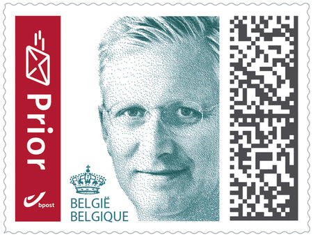 Prior - Timbre-poste Belgique autocollant paquet de 50 pièces