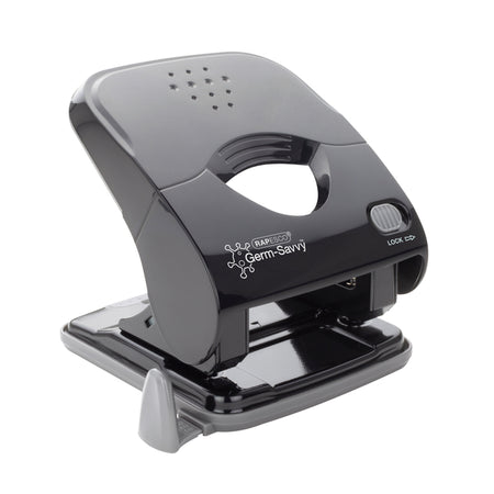 Rapesco -  Perforator germ-savvy x5-40ps 2gaats zwart | 6 stuks