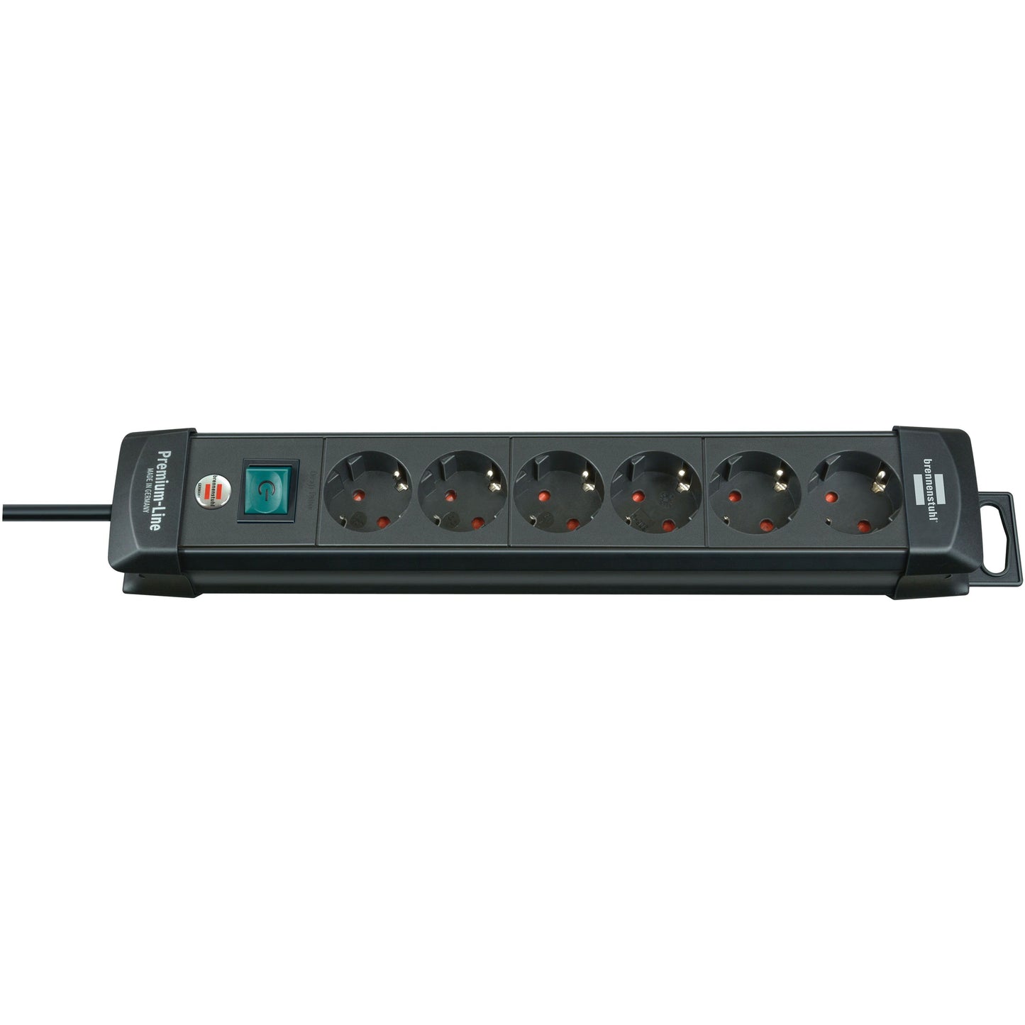 Brennerstuhl - Power strip 6x 3 meters black