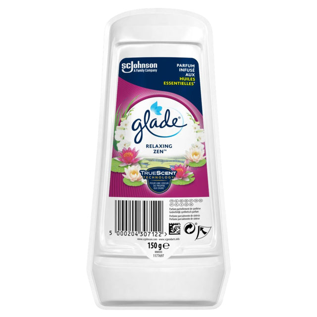 Glade - Luft Frisher Glade Gel reiner entspannender Zen 150gr | 1 Stück | 8 Stücke