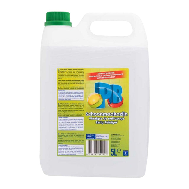 Bureau - Nettoyage du vinaigre PB 5Liter | Boîte extérieure A 3 Can x 1 pièce