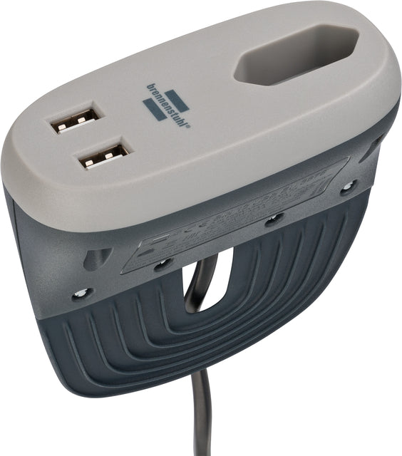 Brennenstuhl - Laadstation sofa 1 eurosocket 2 USB