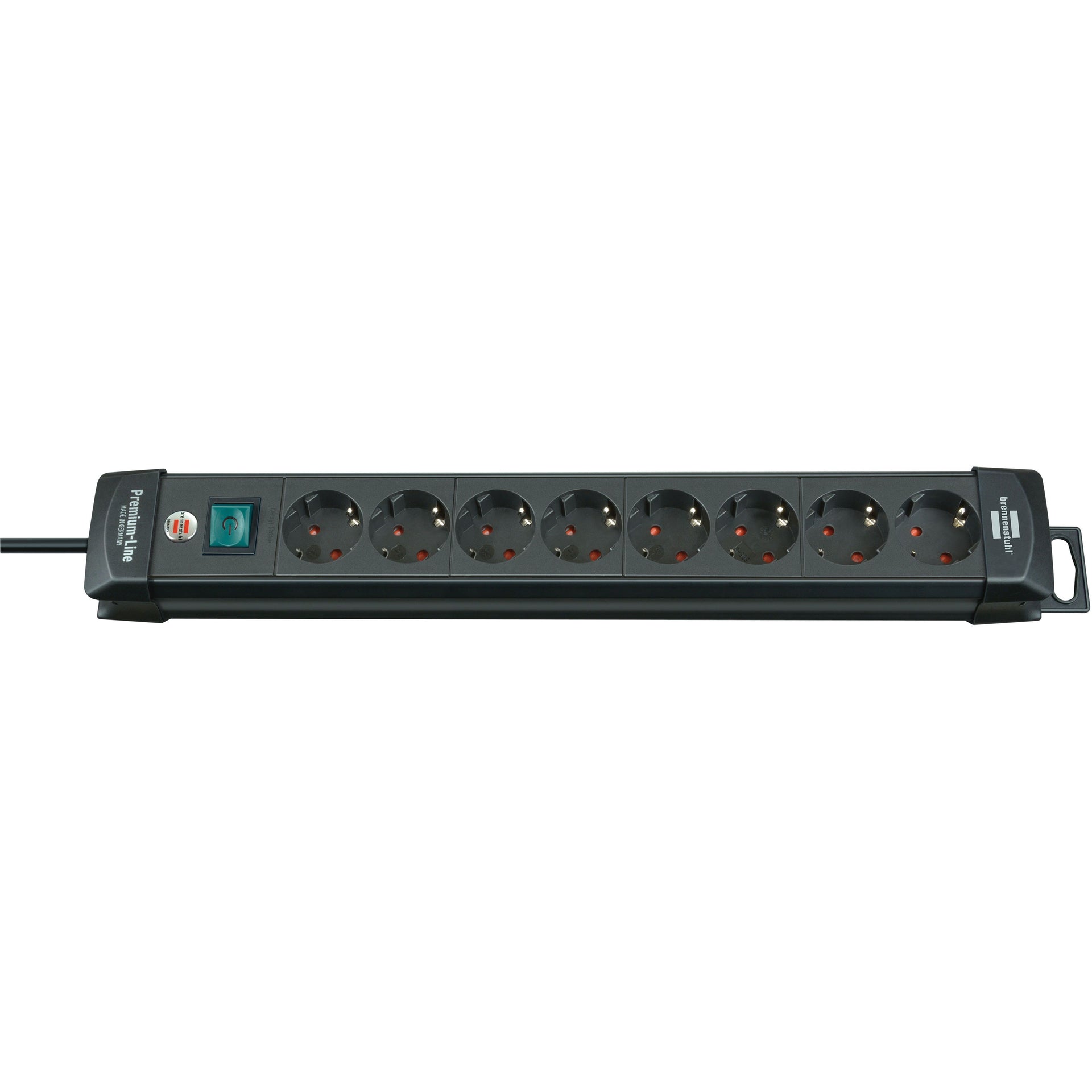 Brennerstuhl - Power strip 8x 3 meters black | 2 pcs