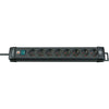 Brennerstuhl - Power strip 8x 3 meters black | 2 pcs