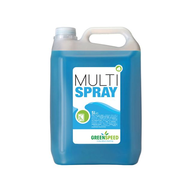 Greenspeed - Verre et All -Cleaner Multi Spray, Citrus GEUR, Fial à 5 ​​litres