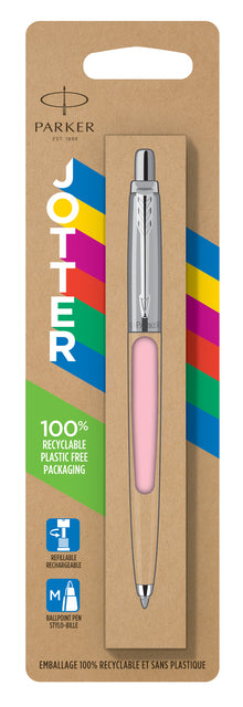 Parker - Jotter Originals tel balpen, roze, op blister