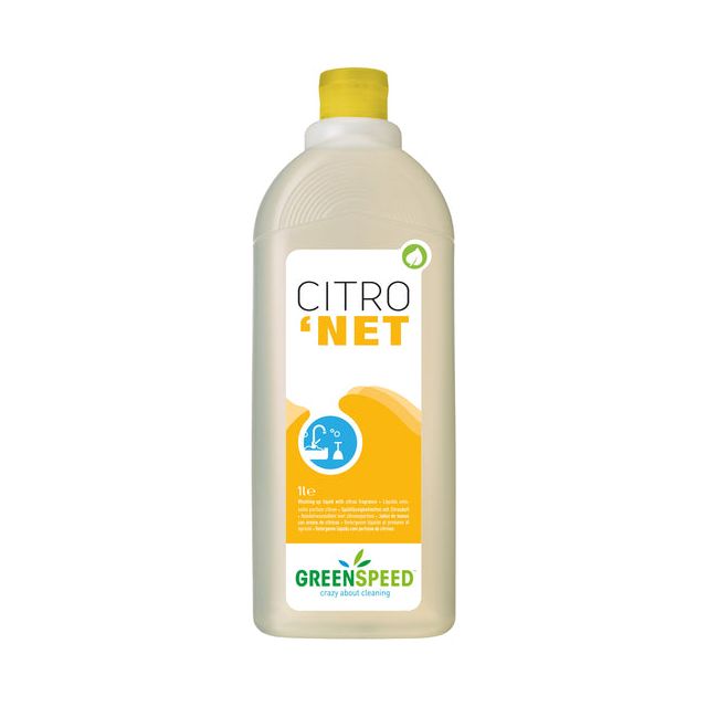 Greenspeed - Citronet handafwasmiddel, flacon van 1 l