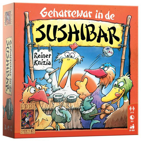 999 games -  Dobbelspel geharrewar in de sushibar