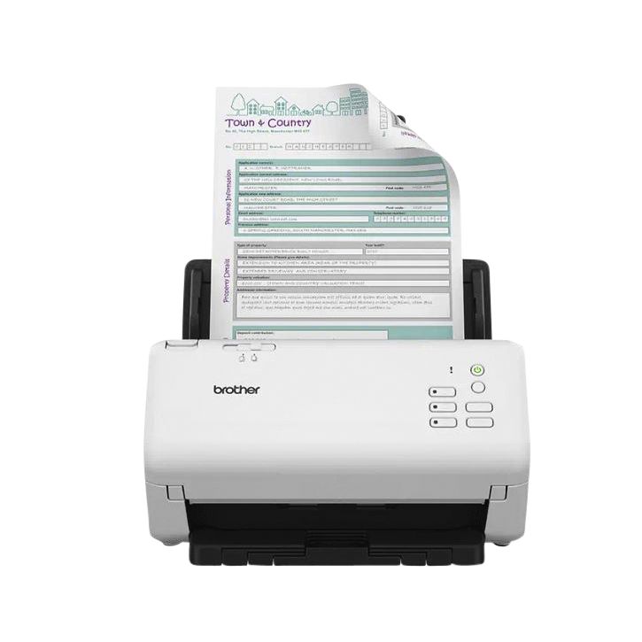Brother -  ADS-4300N scanner ADF-scanner 600 x 600 DPI A4 Zwart, Wit