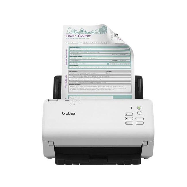 Brother -  ADS-4300N scanner ADF-scanner 600 x 600 DPI A4 Zwart, Wit