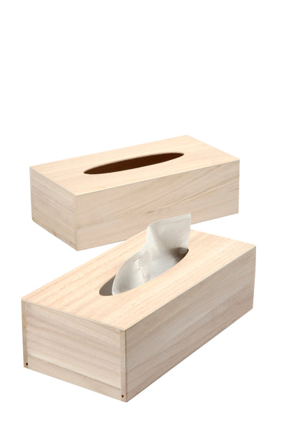 Creativ Company -  Tissuedoos  27x14x8cm hout