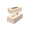 Creotime - Tissuedoos hout 27x14x8cm