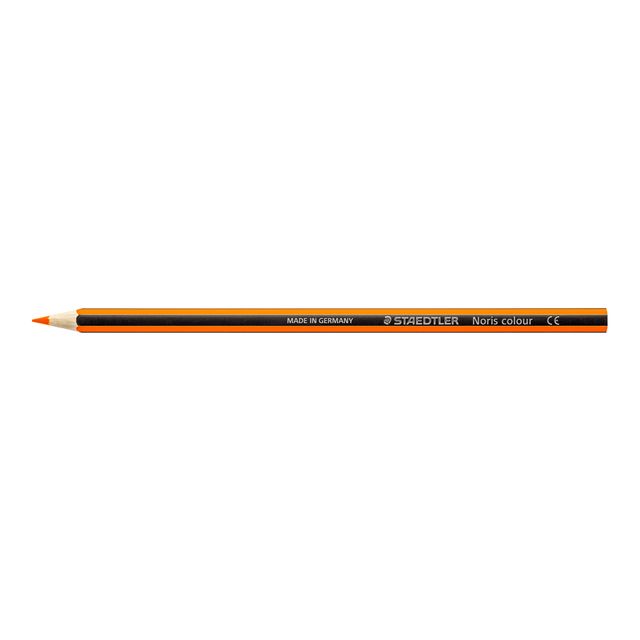 Staedtler - Lápiz de color Noris 185 naranja | 12 piezas