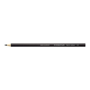 Staedtler - Lápiz de color Noris 185 negro | 12 piezas