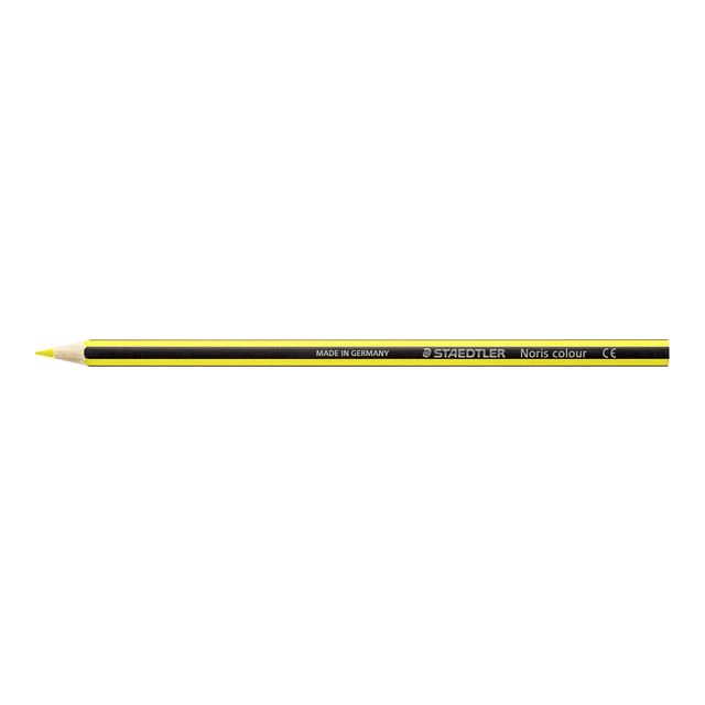 Staedtler - Crayon coloré Noris 185 jaune clair | Boîte extérieure une pièce 12