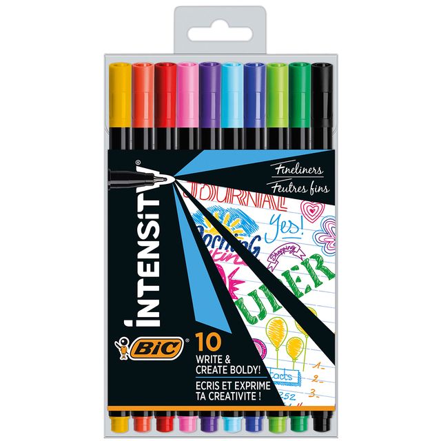 BIC - Fineliner intensity f assorted | 6 pieces