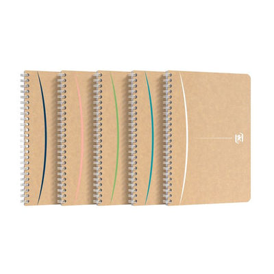 Oxford - Blocco spirale A5 linea 90 fogli assortiti