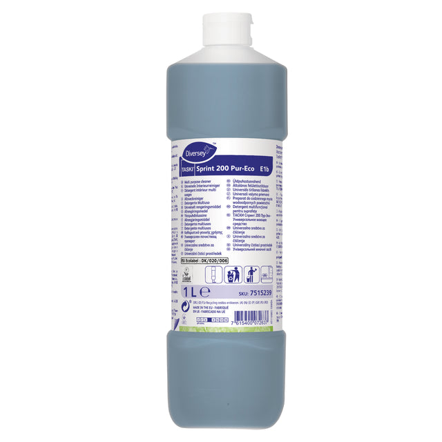 Taski - Interior Cleaner Sprint 200 PUR -ECO 6X1L | Boîte extérieure une pièce 6