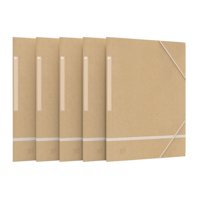 Oxford - Elastobox A4 35mm 500gr beige/wit