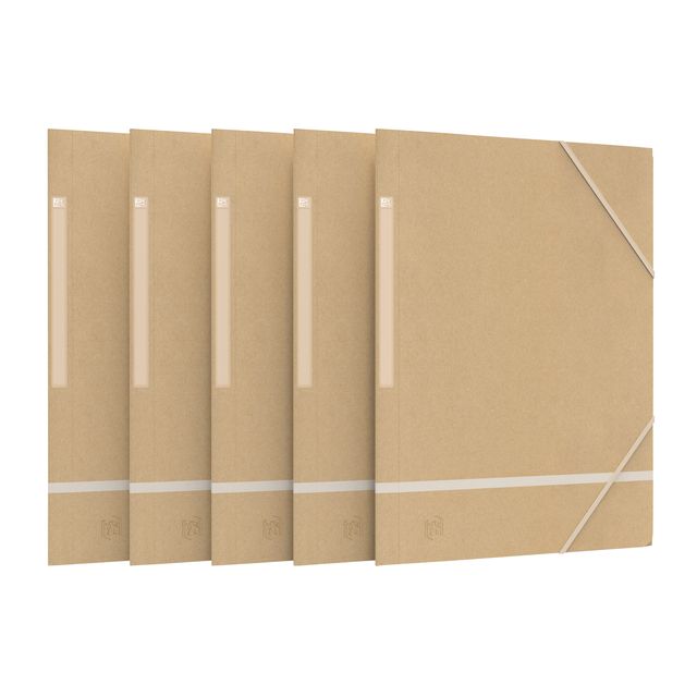 Oxford - Elastobox A4 35mm 500gr beige/blanco | 10 piezas