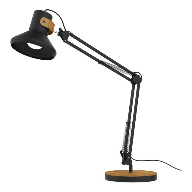 Unilux - Bureaulamp Baya LED Bamboo Black | 1 pièce | 4 pièces