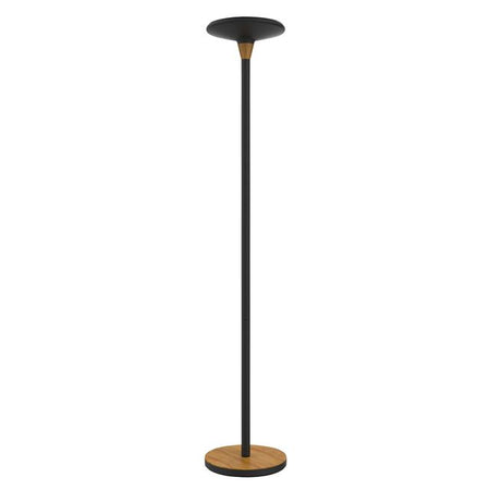 Unilux -  Vloerlamp baly led bamboe zwart