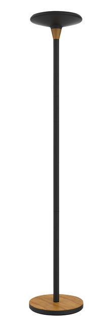 Unilux -  Vloerlamp baly led bamboe zwart | 15 stuks