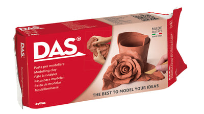 Das -  Boetseerklei  luchthardend 1000 gram terracotta