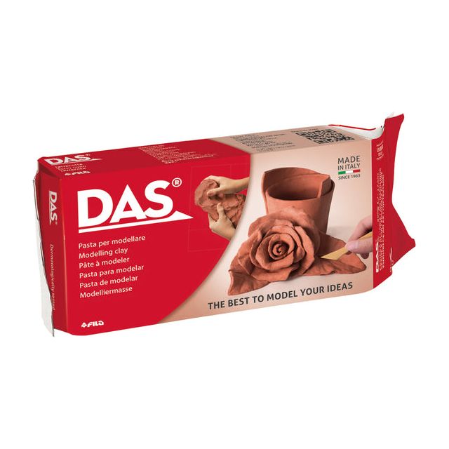 Das - Klei das air hardening terracotta 1kg | 12 stuks