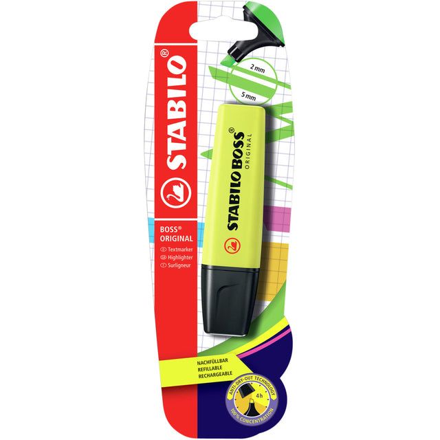 Stabilo - Marking Marker Boss 70/24 Blister jaune | 1 ampoule