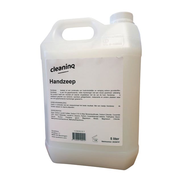 CleanInq - Soap Hand CleanInq 5 litres | Omdoos une liste de 2 ceinture x 5