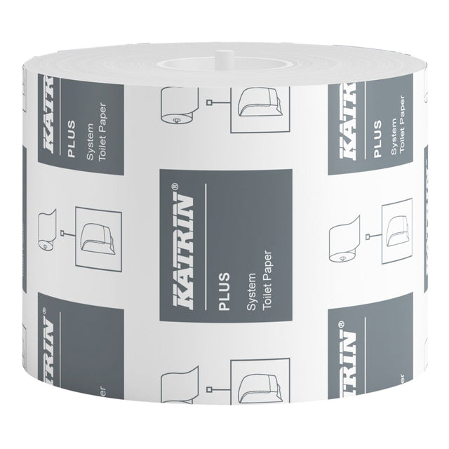 Katrin - Rouleau de papier toilette système Plus 2 couches 96m blanc 66940
