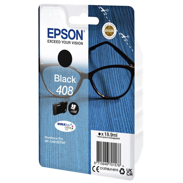 Epson - Ink cartridge T09J140 408 black | 8 pieces