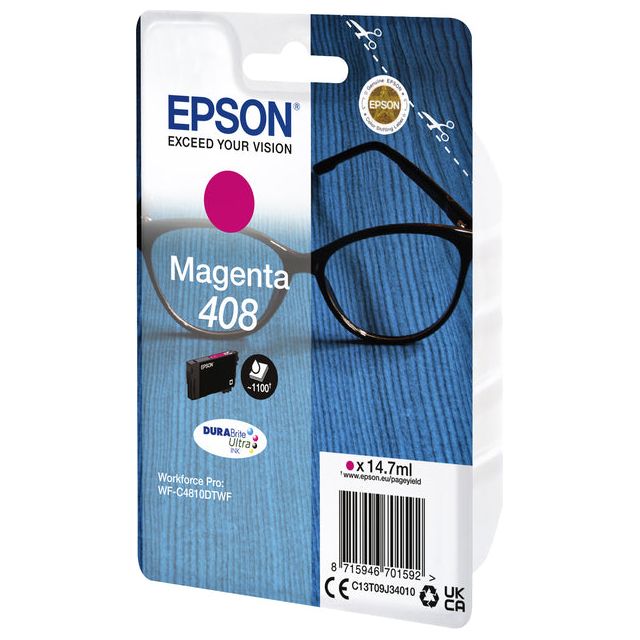 EPSON - Tintenpatrone EPSON T09J340 408 RED | 1 Stück