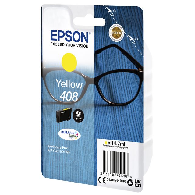 Epson - Ink cartridge T09J440 408 yellow | 8 pieces