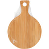 Creotime - Schneidebrett Creativ Company rund Ø 17cm, Länge 24cm Bambus