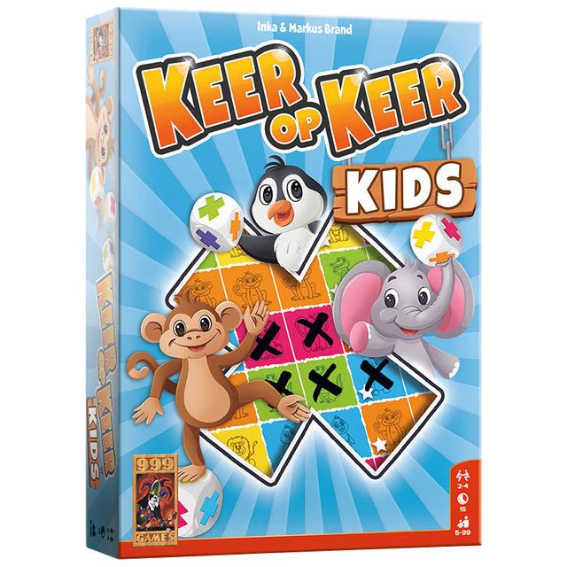 999 games - Dobbelspel keer op keer kids | 6 stuks