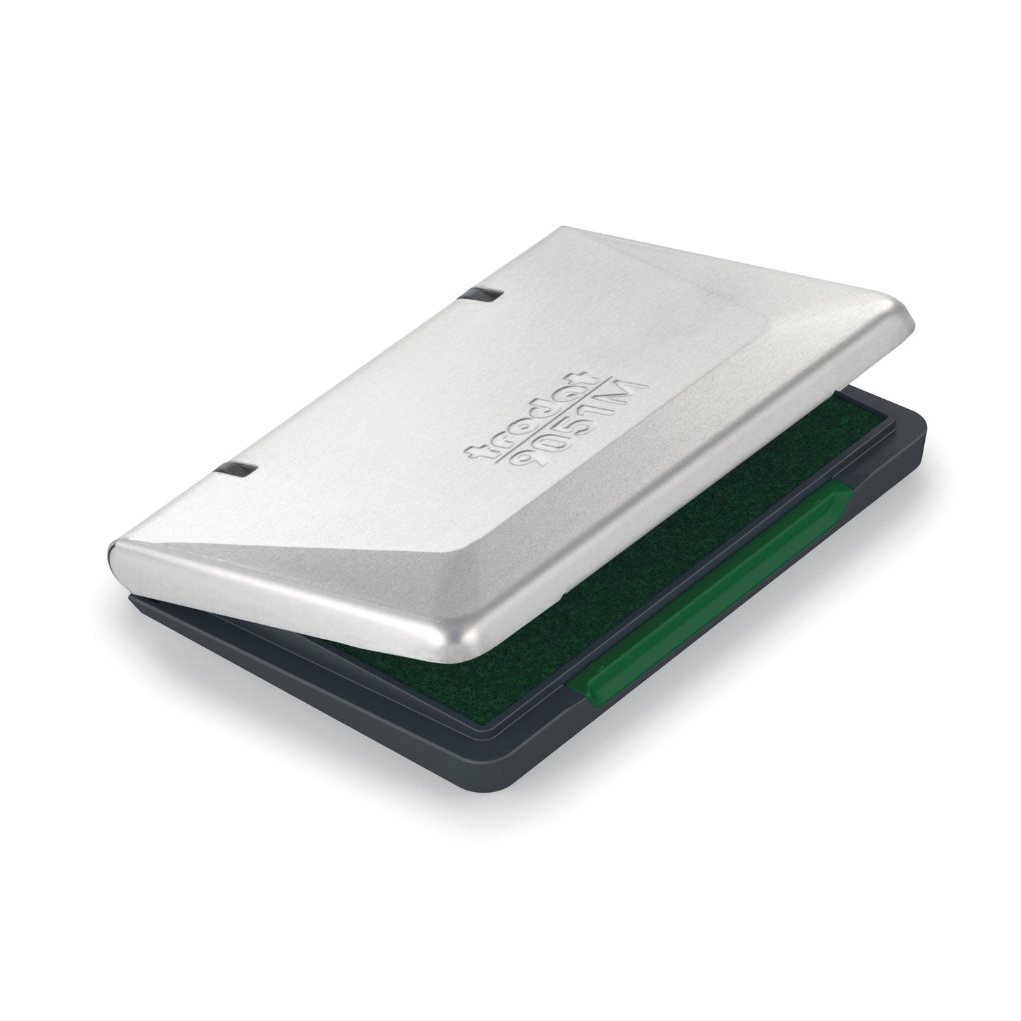 Trodat - Tampone per inchiostro metallo 9051m 90x50mm verde