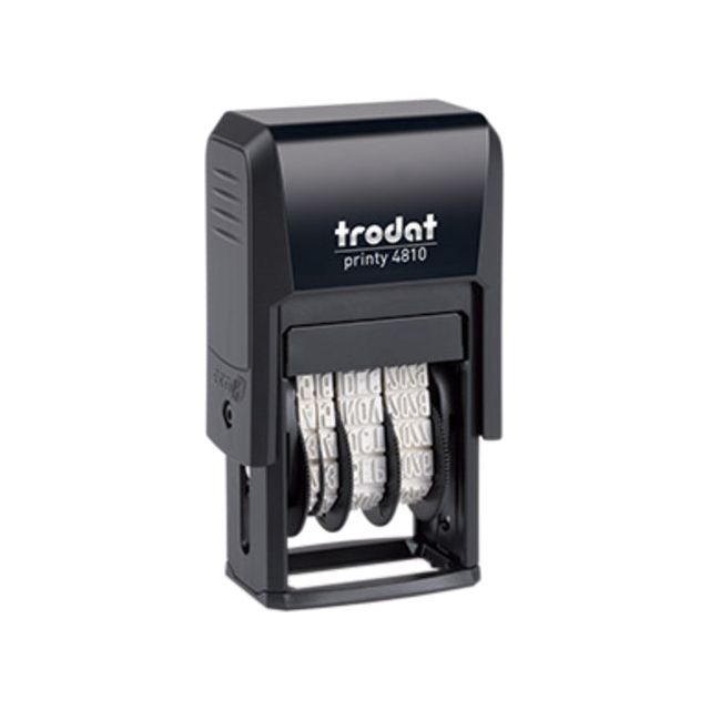 Trodat - Date Stamp Printy 4810 Text noir | 1 pièce