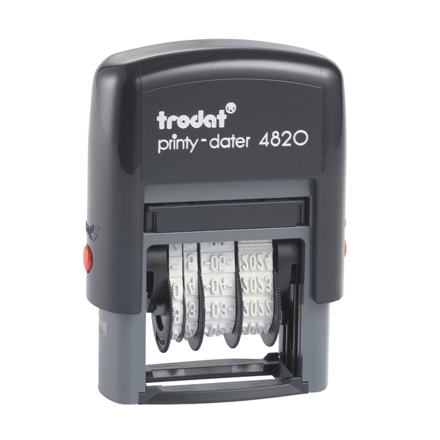 Trodat - Date Stamp Printy 4820 ISO Black | 1 pièce