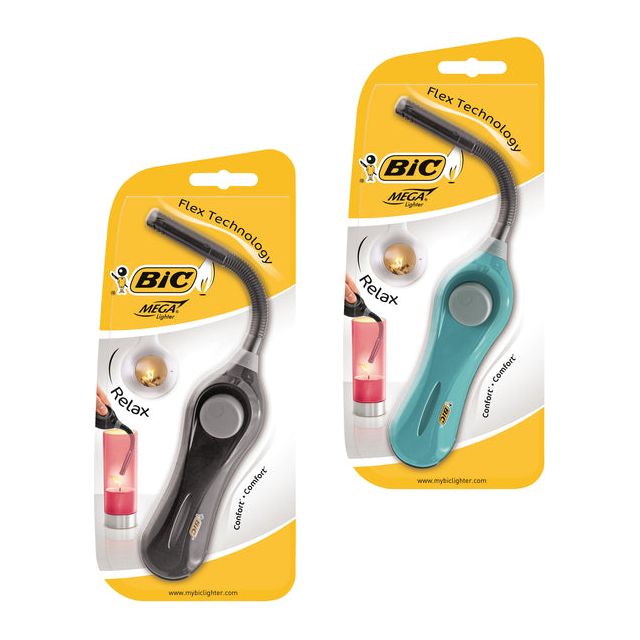 BIC - plus léger BIC Megalighter U140 Flex Assorti | Blister un 1 morceau