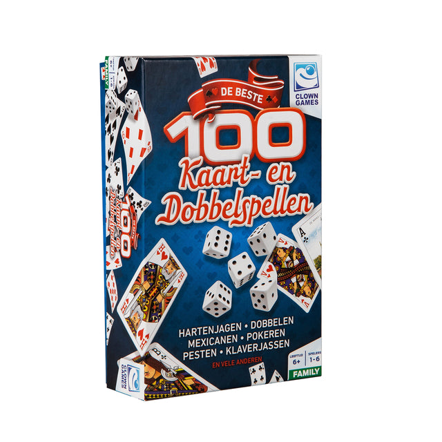 Clown - Spel kaarten dobbel 100 spellen